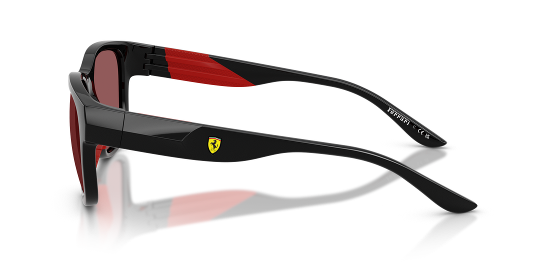 Óculos de sol ferrari scuderia fz6028u 501/1e negro pillow masculino tamanho 57mm - Vista de detalhe