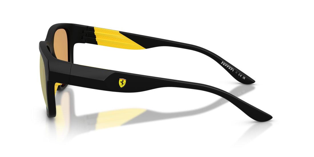 Óculos de sol ferrari scuderia fz6028u 504/8n negro pillow masculino tamanho 57mm - Vista de detalhe