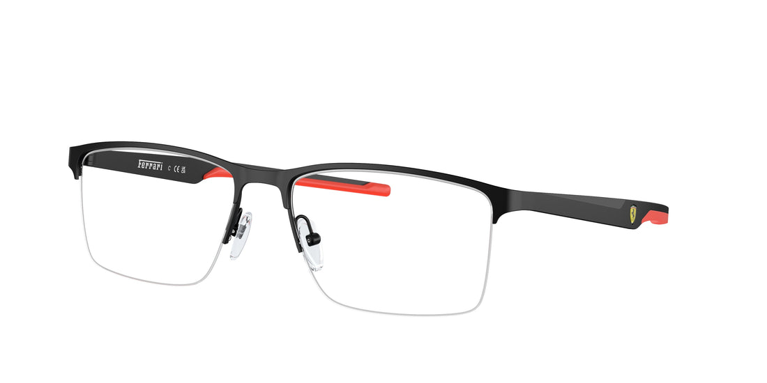 Óculos graduados ferrari scuderia fz7003 101 negro rectangular hombre tamanho 57mm - Vista principal