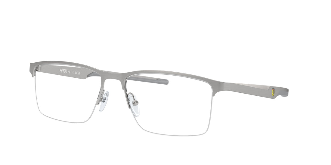 Óculos graduados ferrari scuderia fz7003 107 plateado rectangular hombre tamanho 57mm - Vista principal