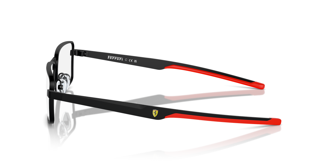 Occhiali da vista ferrari scuderia fz7004 101 negro rectangular hombre taglia 57mm - Vista dettagliata