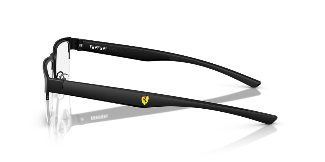 Gafas graduadas ferrari scuderia fz7007 101 negro rectangular masculino talla 55mm - Vista de detalle