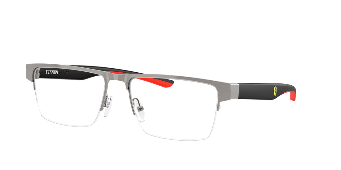 Óculos graduados ferrari scuderia fz7007 105 gris rectangular masculino tamanho 57mm - Vista principal