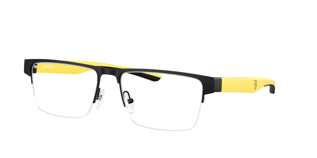 Óculos graduados ferrari scuderia fz7007 123 negro rectangular masculino tamanho 55mm - Vista principal