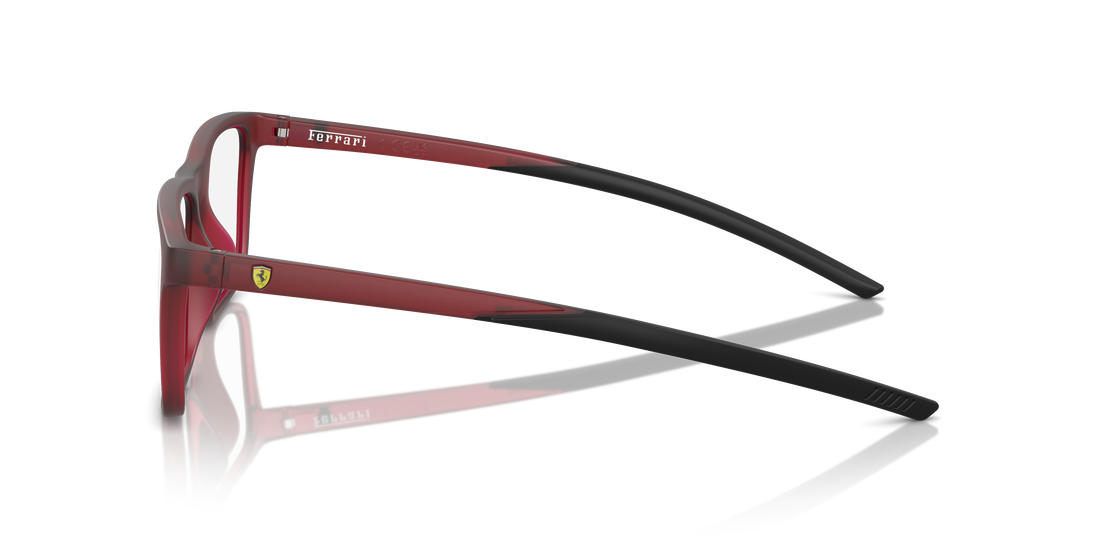 Óculos graduados ferrari scuderia fz8001u 508 rojo almohada hombre tamanho 56mm - Vista de detalhe