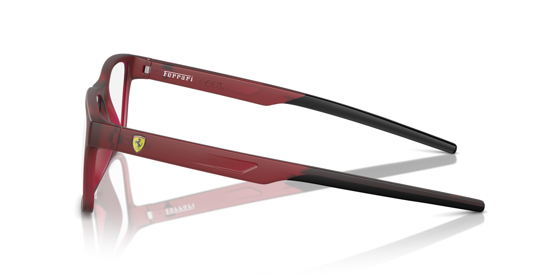 Occhiali da vista ferrari scuderia fz8003u 508 rojo rectangular hombre taglia 56mm - Vista dettagliata