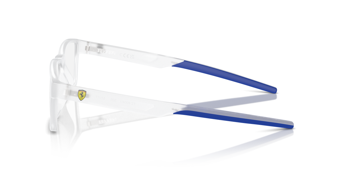 Occhiali da vista ferrari scuderia fz8004u 505 gris rectangular hombre taglia 57mm - Vista dettagliata