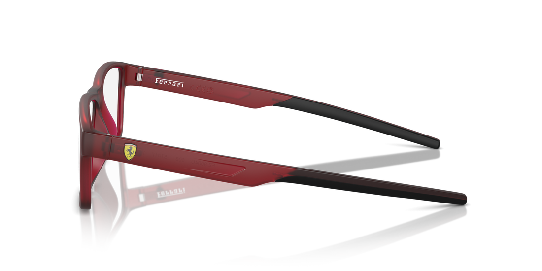 Occhiali da vista ferrari scuderia fz8004u 508 rojo rectangular hombre taglia 57mm - Vista dettagliata