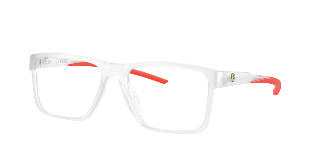 Lunettes de vue ferrari scuderia fz8007u 505 gris rectangular hombre taille 56mm - Vue principale