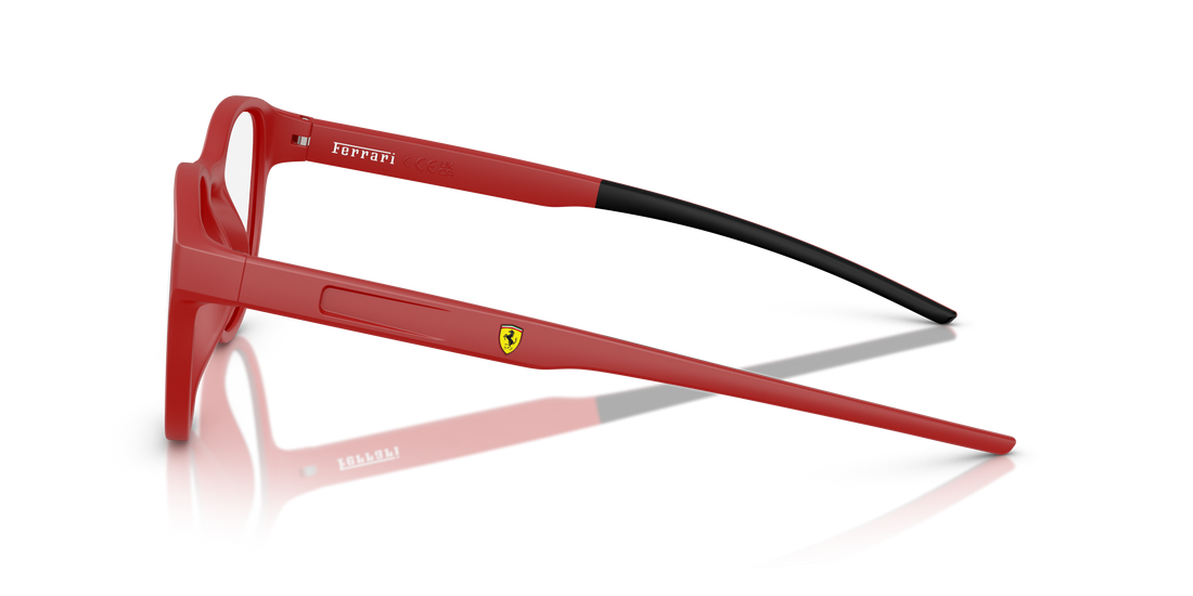 Óculos graduados ferrari scuderia fz8009u 520 rojo pantos unisex tamanho 52mm - Vista de detalhe