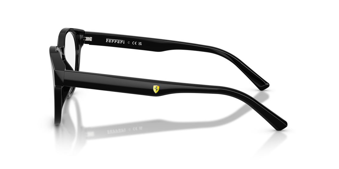 Gafas graduadas ferrari scuderia fz8022u 701 negro round masculino talla 51mm - Vista de detalle