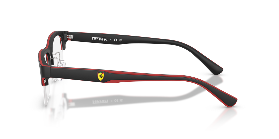 Gafas graduadas ferrari scuderia fz8028 757 negro pillow unisex talla 55mm - Vista de detalle