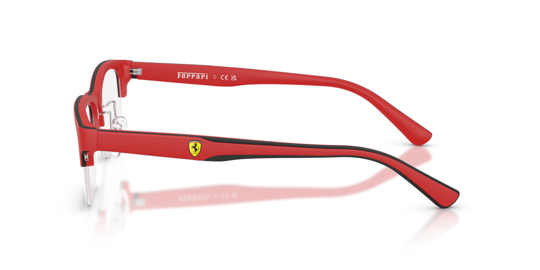 Gafas graduadas ferrari scuderia fz8028 758 rojo pillow unisex talla 55mm - Vista de detalle