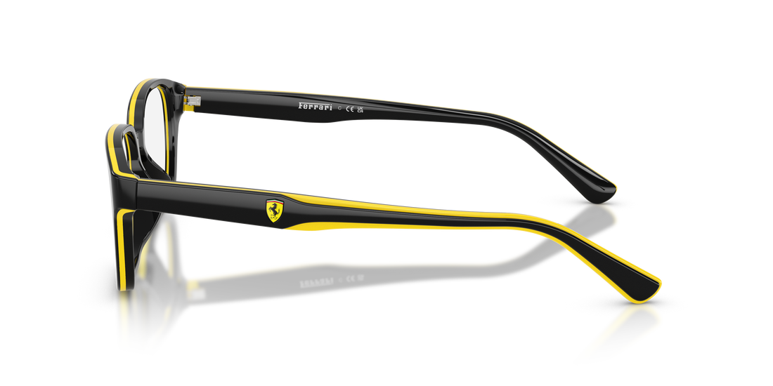 Gafas graduadas ferrari scuderia fz8029d 762 negro pillow unisex talla 54mm - Vista de detalle