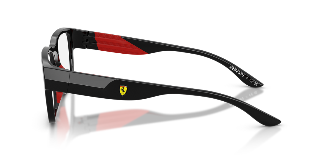 Occhiali da vista ferrari scuderia fz8030u 501 negro irregular masculino taglia 55mm - Vista dettagliata