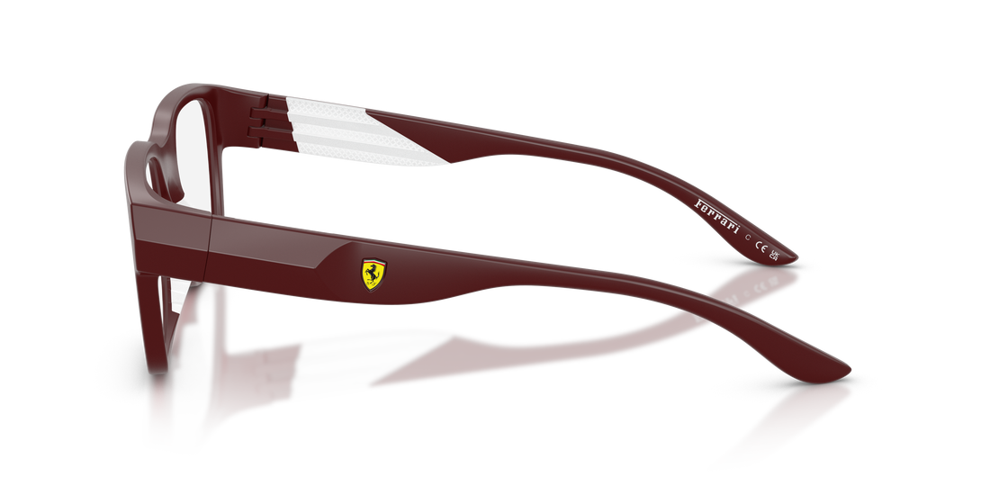 Occhiali da vista ferrari scuderia fz8030u 530 violeta irregular masculino taglia 57mm - Vista dettagliata