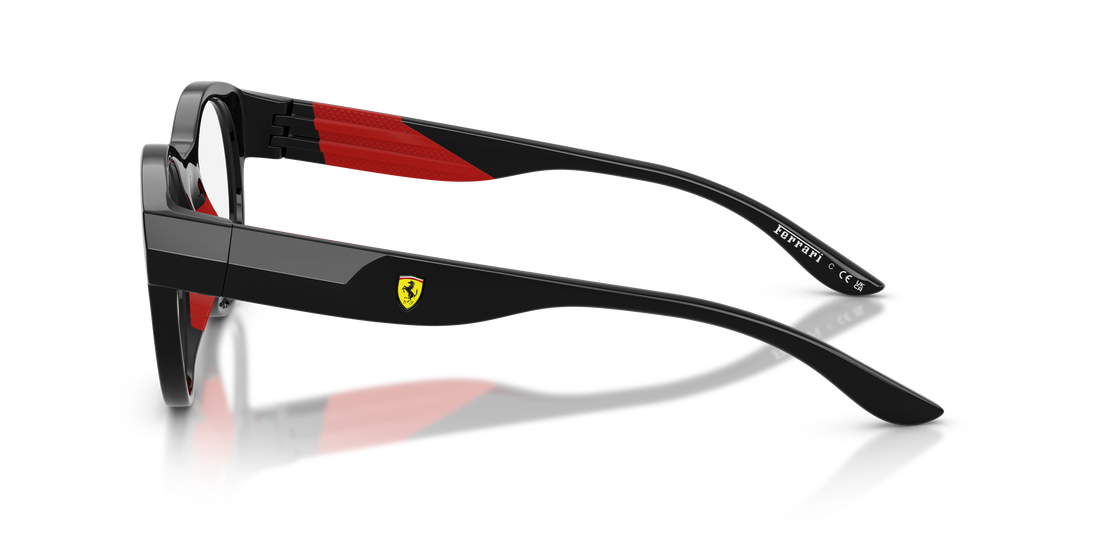 Occhiali da vista ferrari scuderia fz8031u 501 negro irregular unisex taglia 52mm - Vista dettagliata