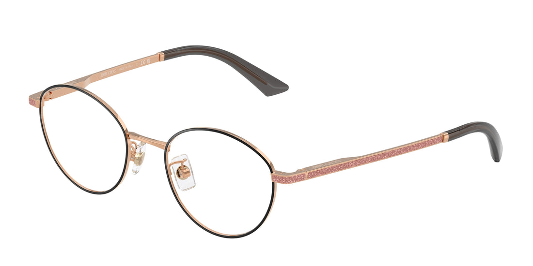 Brillen jimmy choo jc2018jd 3022 rosa round femenino größe 48mm - Hauptansicht