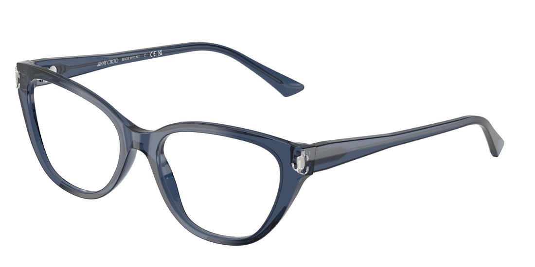 Lunettes de vue jimmy choo jc3011 5035 azul cat eye femenino taille 52mm - Vue principale