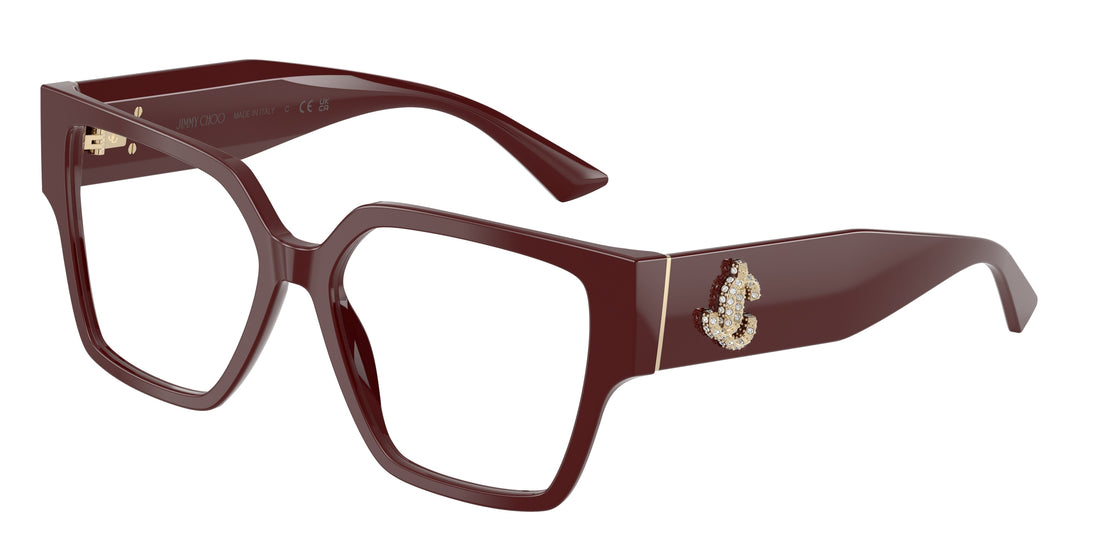 Occhiali da vista jimmy choo jc3032b 5057 rojo square femenino taglia 53mm - Vista principale