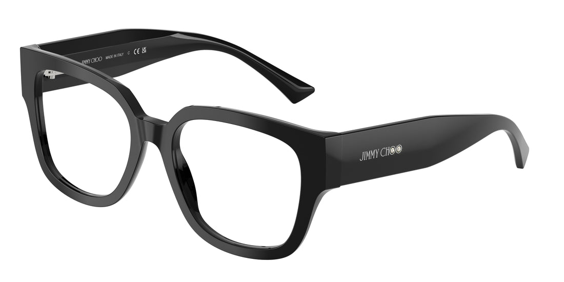 Prescription glasses jimmy choo jc3042b 5000 negro square femenino size 54mm - Main view