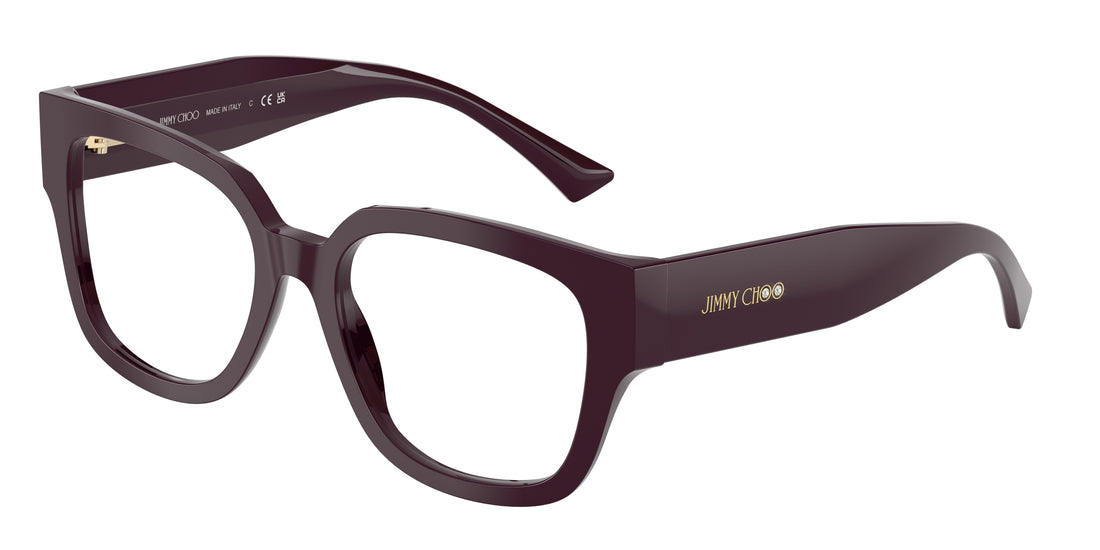 Prescription glasses jimmy choo jc3042b 5075 violeta square femenino size 54mm - Main view