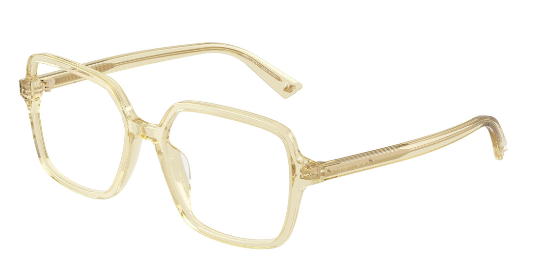 Prescription glasses jimmy choo jc3046u 5083 amarillo square femenino size 55mm - Main view