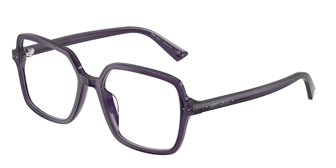 Prescription glasses jimmy choo jc3046u 5087 violeta square femenino size 53mm - Main view