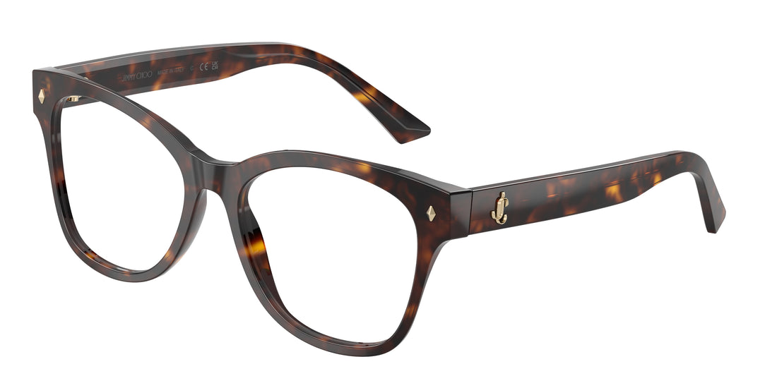 Occhiali da vista jimmy choo jc3056 5002 havana square femenino taglia 52mm - Vista principale