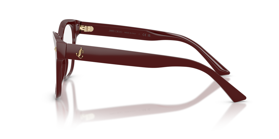 Occhiali da vista jimmy choo jc3056 5057 rojo square femenino taglia 54mm - Vista dettagliata