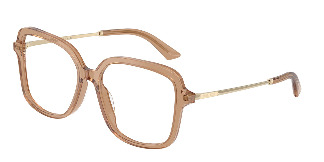 Occhiali da vista jimmy choo jc3061u 5076 marron square femenino taglia 55mm - Vista principale
