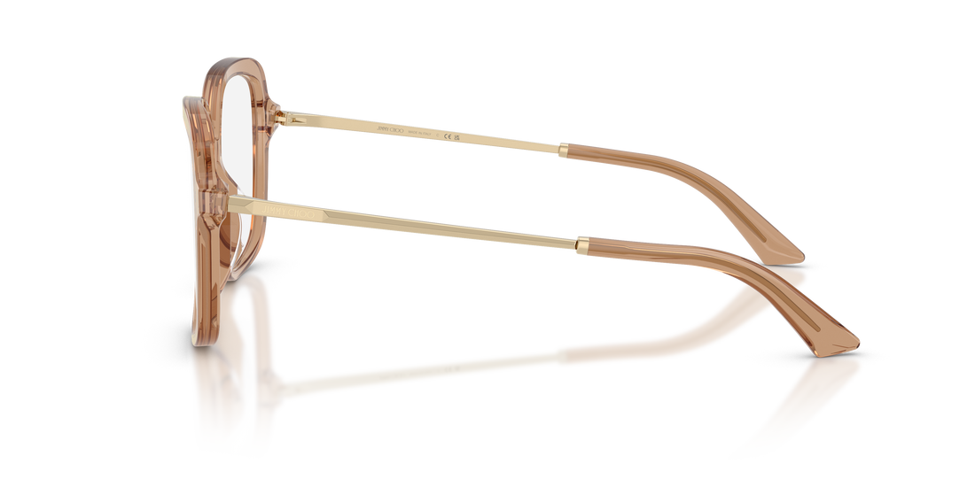Occhiali da vista jimmy choo jc3061u 5076 marron square femenino taglia 55mm - Vista dettagliata