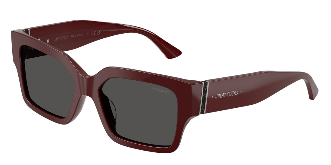 Lunettes de soleil jimmy choo jc5058ju 505787 rojo rectangular femenino taille 55mm - Vue principale