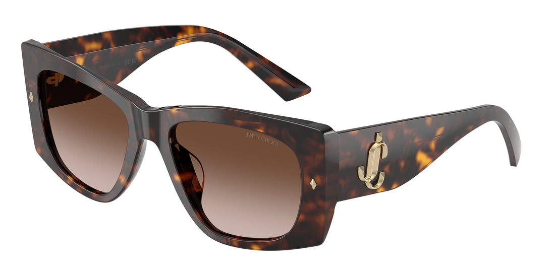 Lunettes de soleil jimmy choo jc5061u 500213 havana butterfly femenino taille 54mm - Vue principale