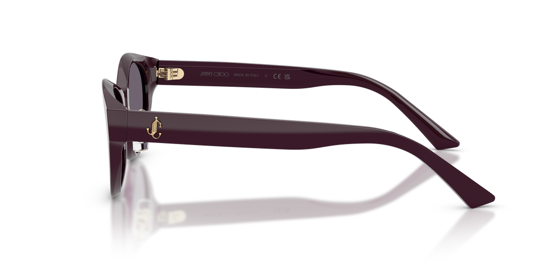 Lunettes de soleil jimmy choo jc5064d 50751a violeta oval femenino taille 55mm - Vue détaillée