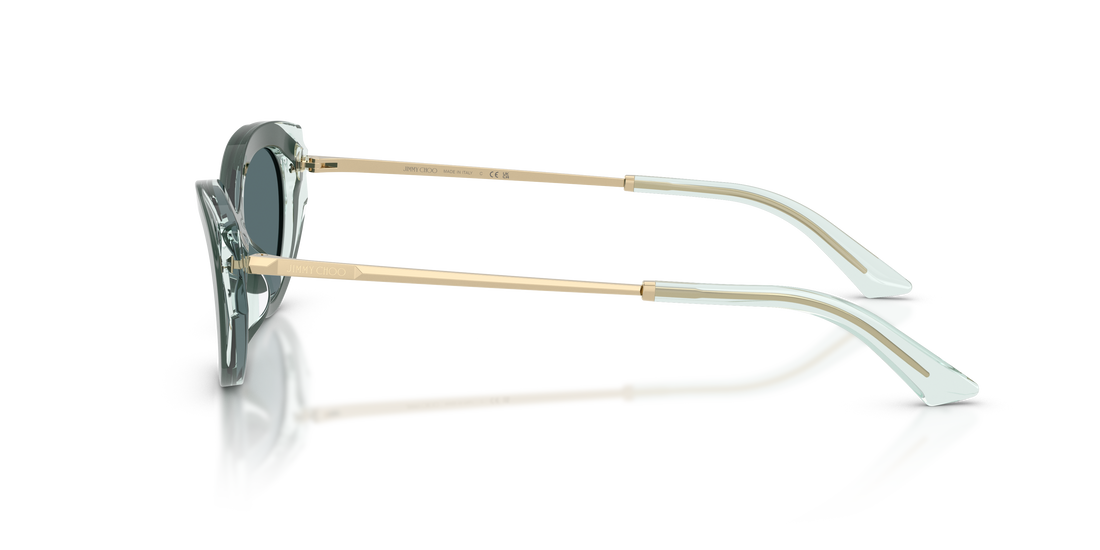 Lunettes de soleil jimmy choo jc5065u 510487 verde cat eye femenino taille 54mm - Vue détaillée