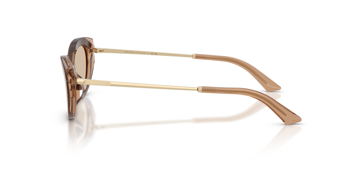 Lunettes de soleil jimmy choo jc5065u 510593 marron cat eye femenino taille 54mm - Vue détaillée