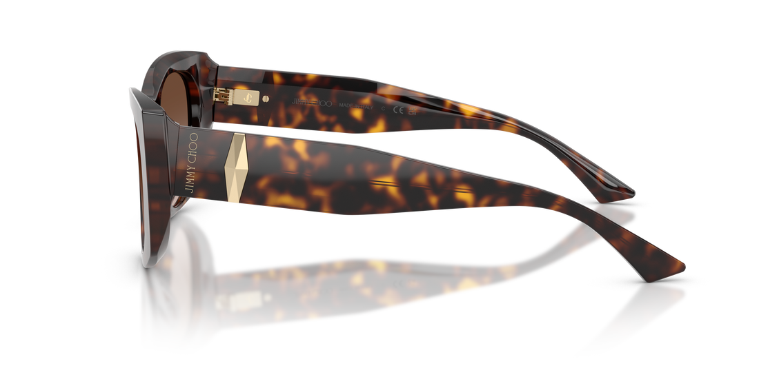 Lunettes de soleil jimmy choo jc5066u 500213 havana butterfly femenino taille 52mm - Vue détaillée