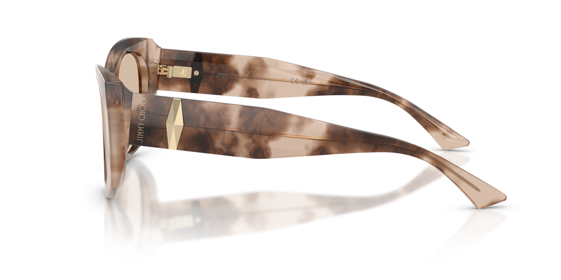 Lunettes de soleil jimmy choo jc5066u 509793 havana butterfly femenino taille 52mm - Vue détaillée