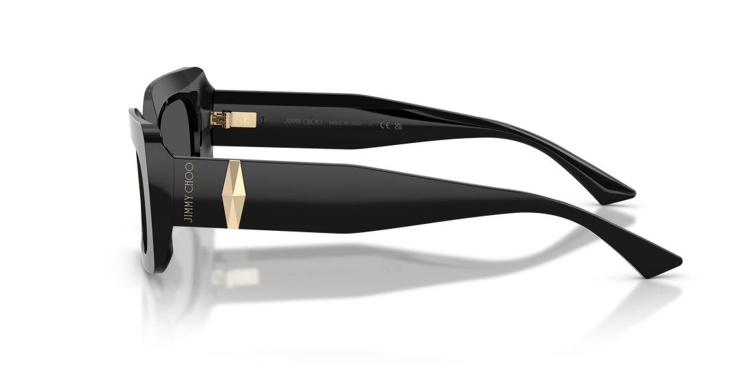 Lunettes de soleil jimmy choo jc5067 500087 negro rectangular femenino taille 53mm - Vue détaillée