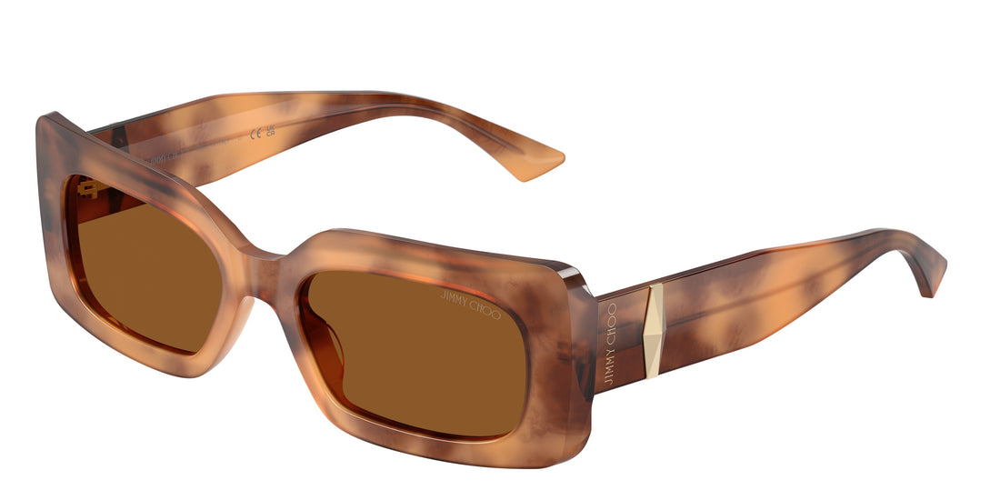 Lunettes de soleil jimmy choo jc5067 509673 marron rectangular femenino taille 53mm - Vue principale