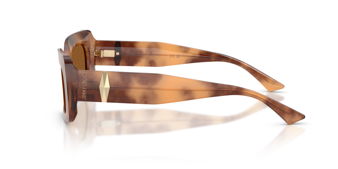 Lunettes de soleil jimmy choo jc5067 509673 marron rectangular femenino taille 53mm - Vue détaillée