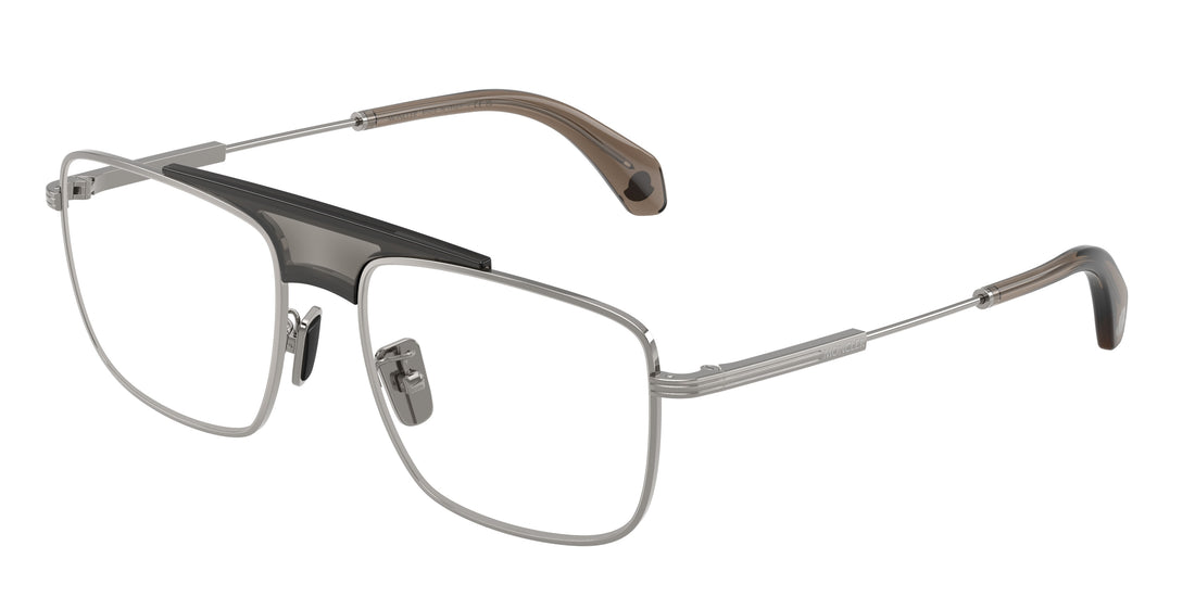 Occhiali da vista moncler me1011 1005 gris rectangular unisex taglia 56mm - Vista principale