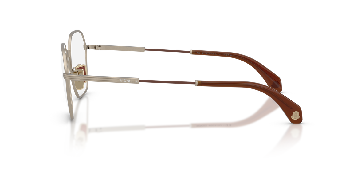 Brillen moncler me1012 1003 cobre irregular unisex größe 52mm - Detailansicht