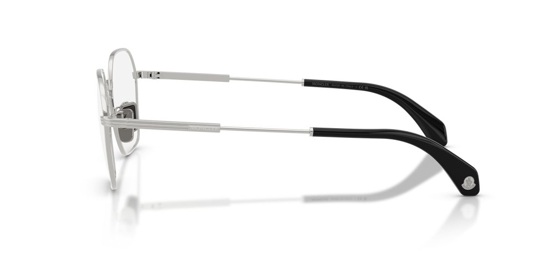 Brillen moncler me1012 1023 plateado irregular unisex größe 52mm - Detailansicht