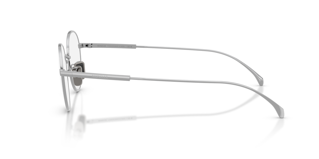 Brillen moncler me1013td 1023 plateado round unisex größe 49mm - Detailansicht