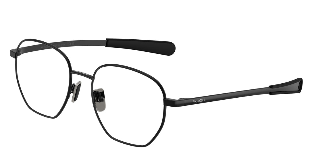Occhiali da vista moncler me1015 1001 negro oval unisex taglia 53mm - Vista principale