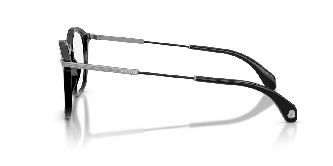 Occhiali da vista moncler me2017 3001 negro irregular unisex taglia 50mm - Vista dettagliata