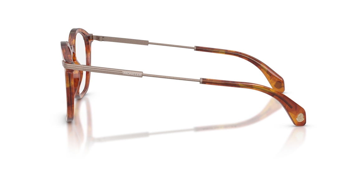 Occhiali da vista moncler me2017 3004 carey irregular unisex taglia 48mm - Vista dettagliata