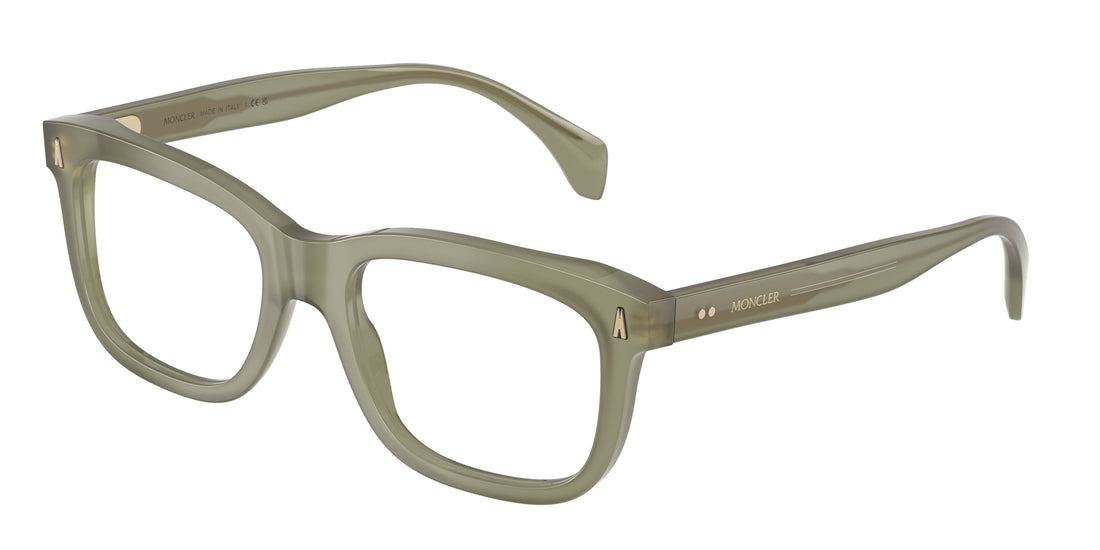 Occhiali da vista moncler me2019 3024 verde rectangular unisex taglia 52mm - Vista principale